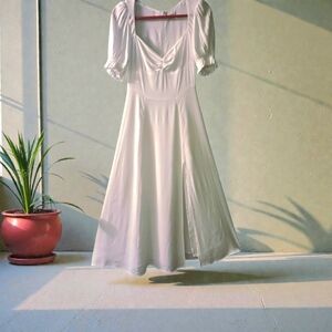 Aritzia Wilfred Tome Dress White Sz 4